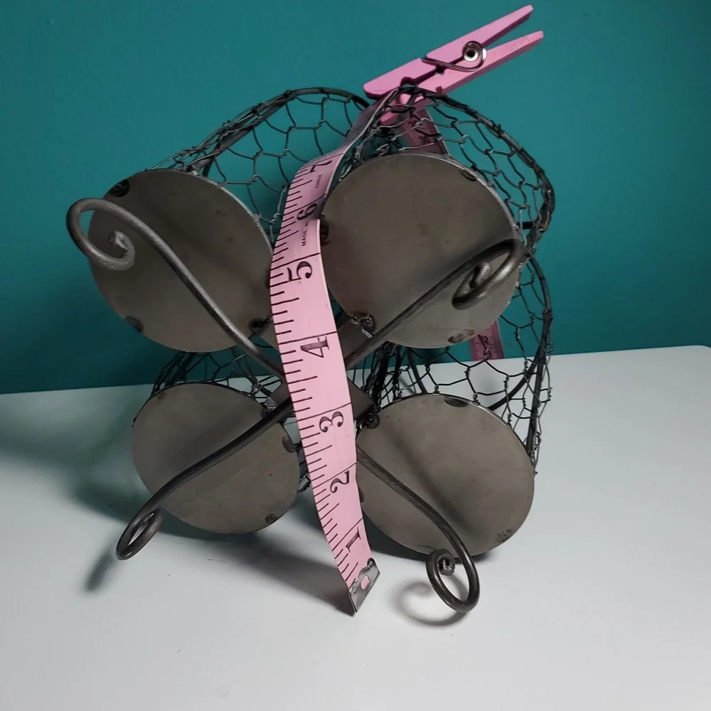 Spinning Black Wire Storage Organizer